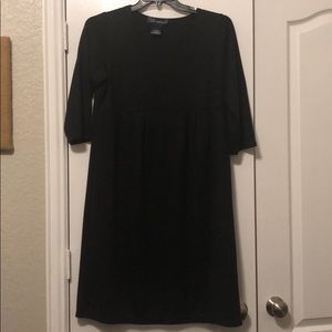 Black maternity dress